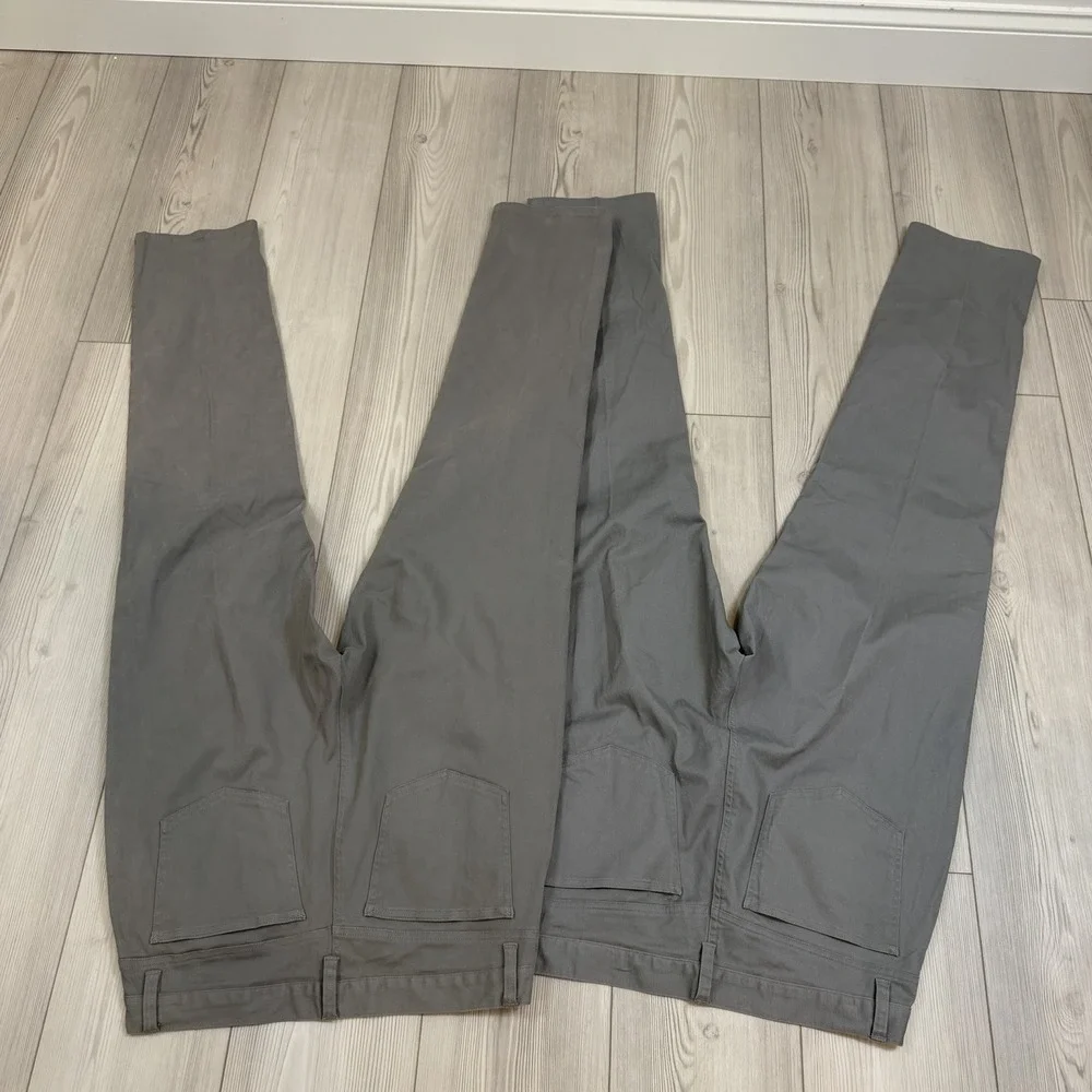 Lot Of 2 Mens Footjoy Straight‎ Leg Grays Pants 33x32 Pockets